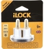 Power Lock 3 Wall Adapters - White