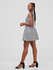 Zoya Sitawi A-line Mini Dress - Black / White Abstract Print