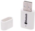 USB Bluetooth Music Receiver, Audio Cable (White)