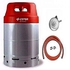 Cepsa Universal 12.5Kg Red Head Gas Cylinder With Regulator And Hose