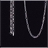 Italian Design Necklace For Both - Chain - Silver Plated And Neikal