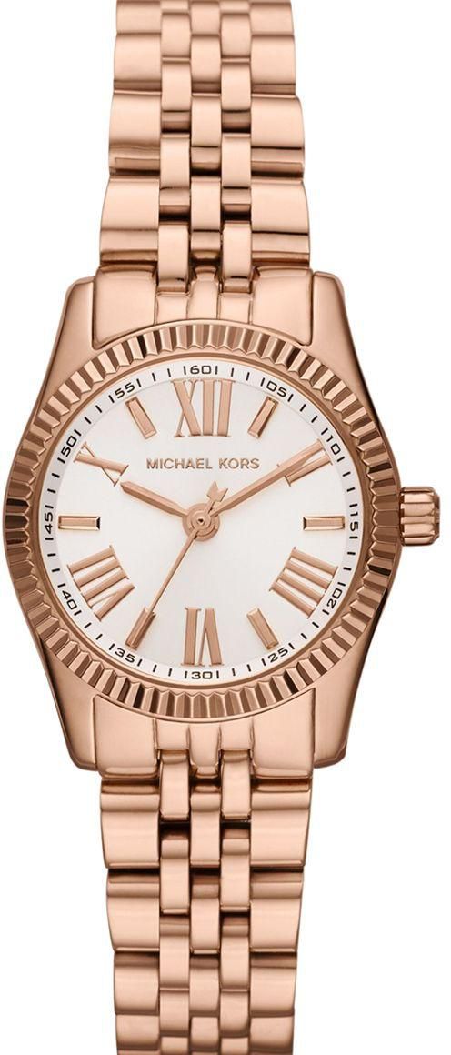 Michael Kors Women's White Dial Stainless Steel Band Watch - MK3230
