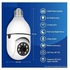 Rotating PTZ Wireless Wi-Fi Nanny CCTV Security Bulb Camera