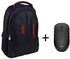 Havit 15inch Laptop Backpack Black With Mouse