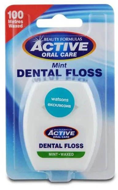 Beauty formula Mint Waxed 100m Dental Floss