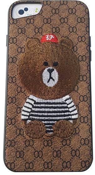 NX CASE BEAR Back Cover for IPHONE 6 PLUS/7 PLUS/8 PLUS BROWN