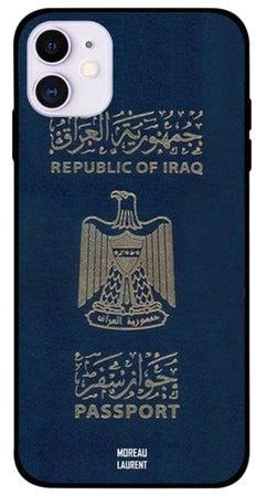 Protective Case Cover For Apple iPhone 11 Iraq Passport