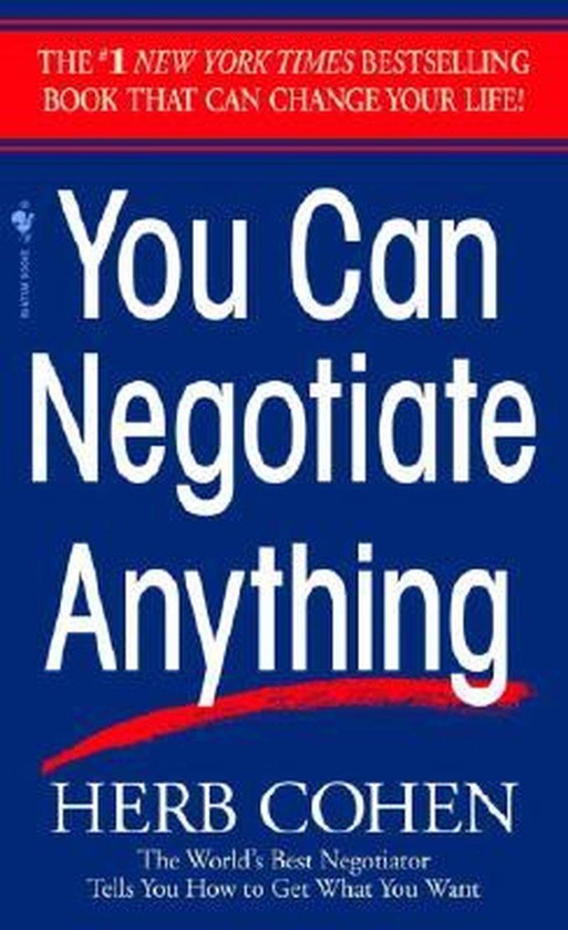 Jumia Books You Can Negotiate Anything Herb Cohen (world Best Negoti...)