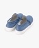 Blue Lilly Frayed Edge Slip-On Shoes