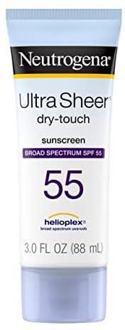Neutrogena, Ultra Sheer Dry Touch Sunscreen, SPF 55, 3.0 fl oz (88 ml)