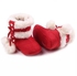 Red Baby Girl Warm Prewalkers Boots Shoes