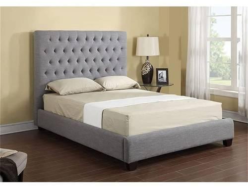 Bed, 160 cm, Grey - ZX74