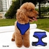 Generic Adjustable Dog Collar Leads Chest Harness Strap Pet Puppy Cat Mesh Vest M - Blue