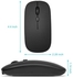2.4GHz & Bluetooth Mouse, Rechargeable Wireless Mouse for Samsung Galaxy Tab S8+ S8 S7+ S7 FE S6 S5e Bluetooth Wireless Mouse for Laptop / PC / Mac / iPad pro / Computer / Tablet / Android Onyx Black
