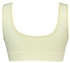 2 In 1 Seamless Non-Padded Support Bra Top - Black, Beige