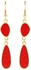 Aiwanto Red Earrings Party Gift Earrings