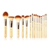 Jessup Bamboo 15Pcs Makeup Brush Set T140