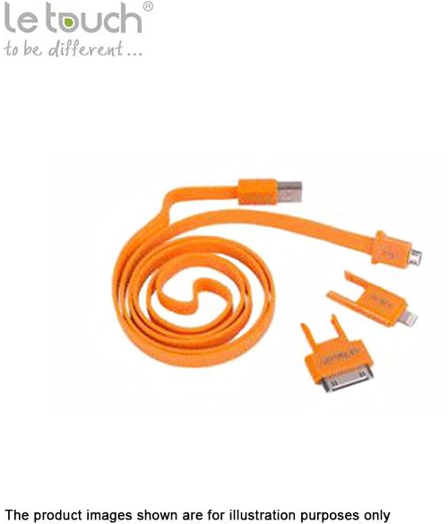 Le Touch iComsta 3 in 1 USB Sync and Charge Cable