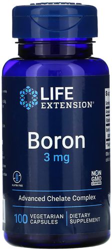 Life Extension‏, بورون، 3 ملجم، 100 كبسولة نباتية