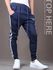 Men's Casual Pants Mid Waisted Striped Loose Pants