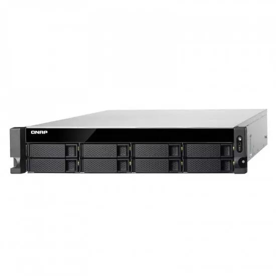 QNAP TS-877XU-RP-3600-8G (3.6GHz/8GB RAM/8x SATA/2x GbE/2x 10G SFP +/4x PCIe/2x power supply) | Gear-up.me