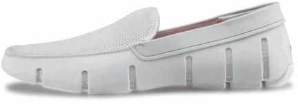 Mist/ White Flat Loafer