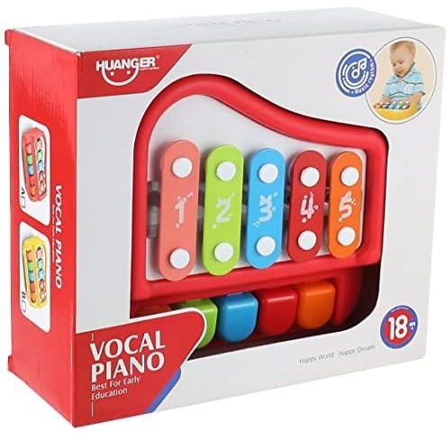 Huanger Vocal Piano with Five Tones - Multi Color - 2725604845922