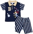 Value Baby Summer Pyjama Set For Boys - Dark Blue
