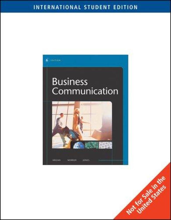 Cengage Learning Business Communication ,Ed. :6