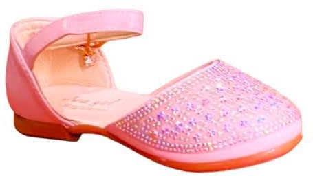 New Girl Glitter Flats - Pink