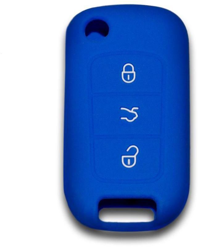 Hanso Car Key Cover for Volkswagen Blue
