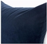 SANELA غطاء وسادة, أزرق غامق, ‎50x50 سم‏ - IKEA