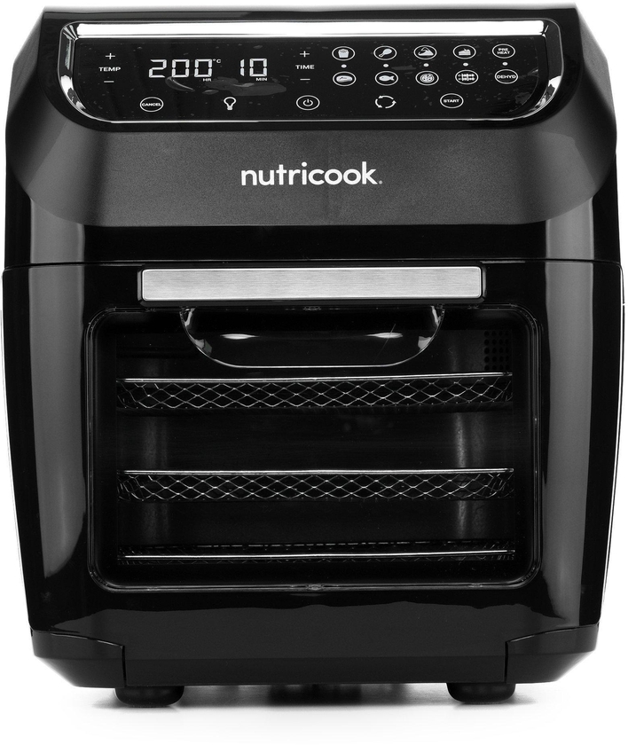 Nutricook Healthy Fryer Oven With Convection, 12 L, Black