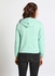 Womens Long Sleeve Lifestyle With Hooded Neck Front Zip Up Mint