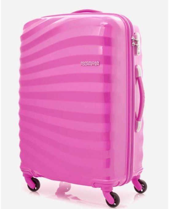 American Tourister Coastline 24inch spinner strawberry pink