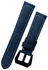 أحزمة ساعة من الجلد الطبيعي - حزام ساعة من الجلد الهجين 20 ملم متوافق مع سامسونج جير S2 كلاسيك (SM-R732 وSM-R735) أزرق