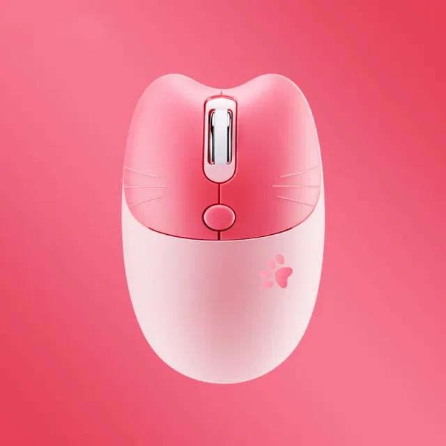 Wireless Mouse 3 DPI Adjustable Optical Mause Silent Button Office Mouse Ergonomic USB Laptop Cute Mice Pink For Girl Gifts