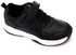 Activ Double Closure Leather Sneakers - Black