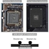 5 PCS CPU Fan Bracket Base for AM2 AM3, Outstanding CPU Cooler Retention Bracket, Black Motherboard Heatsink Fan Stand, Suitabel for AMD AM2 AM3