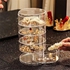 5 Tier Jewelry Organizer Box Jewelry Accessories Storage 360 Degree Rotating Drawer For Rings