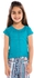 Basicxx Blue Girls T Shirt Size 3-4 Years