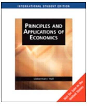 Principles And Applications Of Economics Paperback English by Marc Lieberman - 12-Sep-08