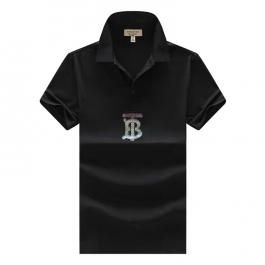 Burberry Men's Polo Shirt-Cotton|Black