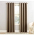 Thermal Insulated Blackout Room Darkening Tape 
Curtains for Living Room/Bedroom (1 Panels, W270 X L260,Cafe Café 270x240cm