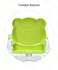 Babyhug Raise Me Up Baby Booster Seat With Adjustable Food Tray & 3 Point Safety Harness - Green White