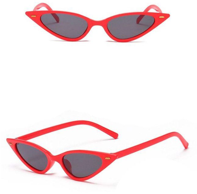 Fashion Super Hot Cateye Sunglasses Women Small Triangle
