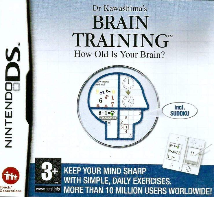 Nintendo Dr Kawashima's Brain Training -Nintendo DS