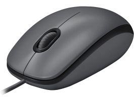 Logitech mouse M100 wired grey 910 005003