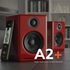Audioengine A2+ Wireless 60W Powered Desktop Speakers | Built-in 24Bit DAC & Amplifier | Bluetooth aptX Codec, Direct USB Connection, 3.5mm and RCA Phono inputs (Bluetooth - Wireless, Red) A2+BTRED