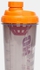 Plastic Protein Shaker - Grey/Orange